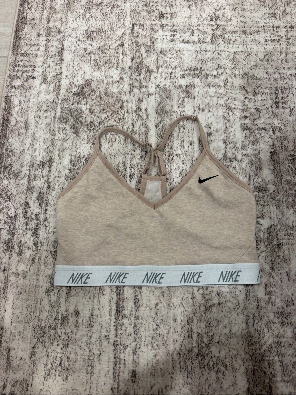 Nike Women's Beige Sports Bra